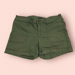 Mix Green Cargo Shorts Casual Cotton Blend